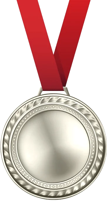 Médaille d'argent pour la 2ème place