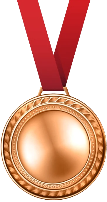 Médaille de bronze pour la 3ème place